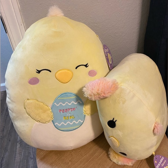 Squishmallows Other - Squishmallow NWT Bundle of Aimee The Easter Chick & Aimee Stackable